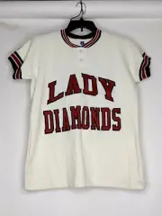 Russell Athletic Lady Diamonds Womens Size 16 Color White Polo