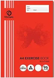 Olympic A4 Exercise Book - 96 Page - Pack of 10