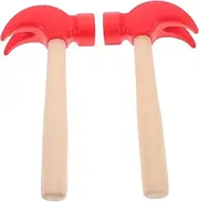 Yardwe 2Pcs Simulation Hammer Tool Craftsmanship for Developing DIY Skills and Hand Eye Coordination Present for Boys