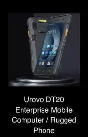 UROVO DT20 Rugged Barcode Handheld Scanner Mobile Terminal Android 11 4G Phone