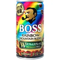 在飛比找Yahoo奇摩購物中心優惠-SUNTORY BOSS彩虹咖啡飲料-濃郁 185ml