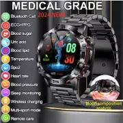 heart blood pressure watch sugar medical grade glucose detection monitor Smart77