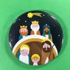Christmas Manger 2.25" Fridge Magnet