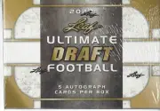 2022 LEAF ULTIMATE DRAFT FOOTBALL FACTORY SEALED HOBBY BOX