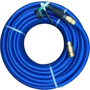 ZORRO Hi-Flex Extreamly Flexible Garden Hose with Brass & Ryset 8 Pattern Trigger Set