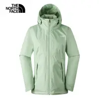 在飛比找momo購物網優惠-【The North Face 官方旗艦】北面女款綠色防水透