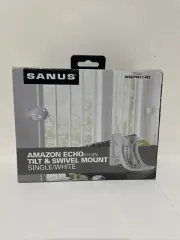 Sanus Amazon Echo (4th Gen) Tilt & Swivel Mount Single/White New