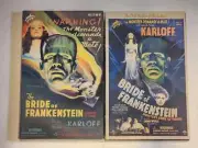 Sideshow Bride of Frankenstein 12" Figure Set Elsa Lanchester Boris Karloff New