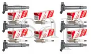 Set of 6 Ignition Coil + 6 Genuine Denso Spark Plug 2007 Lexus GS450h 3.5L V6 (for: Lexus)