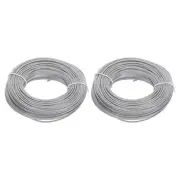 20AWG Gauge Stranded Hook-Up Wire PVC Tinned Copper Wire 30m/100ft Gray