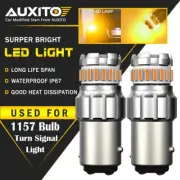 AUXITO 1157 LED Amber/Yellow Turn Signal Parking DRL Light Bulb CANBUS CAR 23SMD (for: Mazda)