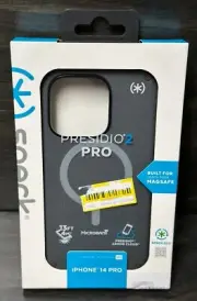 NEW Speck Presidio 2 Pro Magnetic Case Apple iPhone 14 Pro (6.1") Charcoal Gray