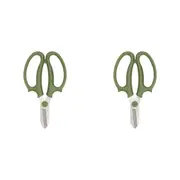 2PK Annabel Trends Garden Plant/Flower Scissors Leaves/Herbs Trimmer 18cm Olive