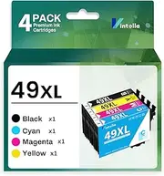 Vintella 49XL Remanufactured Ink Cartridge Replacement for Epson T49 Multipack - Compatible With XP-2205 XP-4205 Printer (4 Pack)