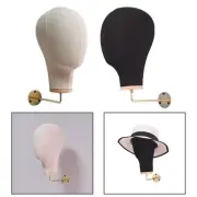 Manikin Head Hats Glasses Wig Display Stand Canvas Mannequin Head for Beginner