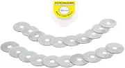 In-tool-home 20 Pack 18mm Rotary Cutter Blades Best for Crafters Quilters Scrap Bookers Super Sharp For Neat Cuts for OLFA Fiskars TRUE CUT Brand Cutters