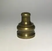 New 11/16" Height Antique Brass Pyramid Lamp Finial, 1/8F Tap(3/8") #BF966A