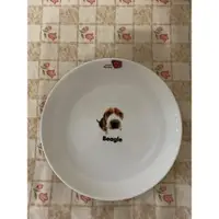 在飛比找蝦皮購物優惠-Beagle大頭狗 陶瓷盤 水果盤中