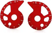 jininghaibo Motorcycle Chain Adjuster Parts Regulator Compatible With XTZ 600 WR 250Z DT 125R 125RE TTR TW XT 225 E 250 R 200 600E Accessoires(Red)