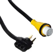 TruePower 6/3+8/1 25 foot 50 amp RV Power Cord w/Twist Lock Locking Connector