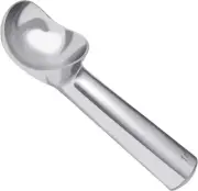 Pimoys 2.5oz Large Ice Cream Scoop 7 inches Nonstick Large, Bright Silver