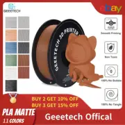 Geeetech PLA 3D Printer Filament 1.75mm 1kg Spool Matte Color Frosted Texture US