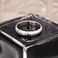 在飛比找Yahoo奇摩購物中心優惠-圓弧銀戒 4mm中版 925純銀戒指