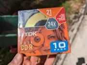 TDK Data CD-R Disc 10 Pack NEW 21 Min CD-R Digital Cameras MP3 Players