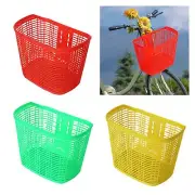 Plastic Bike Basket Storage Basket Children Bike Shopping Large Capacity Bicycle