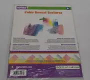 Roylco Color Reveal Textures Paper 8.5" x 11" Lot of 96 Sheets Hidden Textures