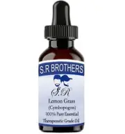 S.R.Brothers Lemon Grass 100% Pure Cymbopogon Essential Oil