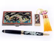 MOP 8GB Swivel Flash Drive Memory Stick Ballpoint Business Card Holder Gift Set