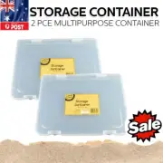 [2PCE] Project Storage Container Sorting Storing Supplies Neat Tidy DIY Room