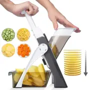 Vegetable Mandoline Slicer Adjustable Thickness 0.1-8 mm, Potato Chip Slicer,...