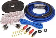 KnuKonceptz KCA 4 Gauge Complete Amplifier Installation Amp Wiring Kit with RCA