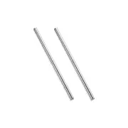 2pack 5mm x 100mm 304 Stainless Steel Solid Round Rod for RC DIY Craft