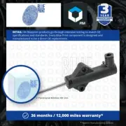Clutch Slave Cylinder fits FIAT PANDA 169AXE1B 1.4 2006 on 169A3.000 Blue Print