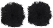 BESPORTBLE 2Pcs Splash Microphone Covers Windproof Fluffy Mic Protectors for Noise Reduction Recording Stages and Home Use