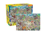 Aquarius Jigsaw Puzzles Deluxe 3000 Pce Puzzle Nickelodeon Spongebob Squarepants