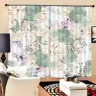 Fear Dim Pure Buds 3D Curtain Blockout Photo Printing Curtains Drape Fabric