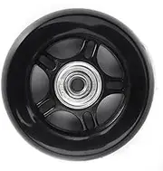 1Set 70mmX18mm Luggage Suitcase Replacement Wheels with Screws Axles Repair Tool for Luggage Suitcase Skate Replacement Wheels, Trolley