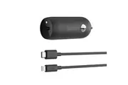Belkin BOOST UP 20W PD Car Charger + Type-C to Lightning Cable For IPhone IPad