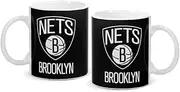 NBA Coffee Mug - Brooklyn Nets - Drinking Cup - Gift Box