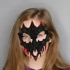 Mask Eye-catching Mask Halloween Costume Props Face Skeleton Blood for Cosplay