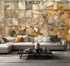 3D Geometry Colorful Self-adhesive Removeable Wallpaper Wall Mural