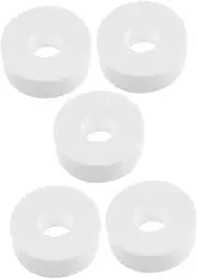 [Hohopeti] 5 Rolls Disposable Neck Collar Protectors Self Adhesive Stain Strips for Shirts and Hats Cut to Fit Sweat Absorbing Invisible Tape Makeup Guard for Clean Appearance