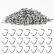 650PCS Galvanized Hog Rings - Hog Nose Rings 3/8 Upholstery Heavy Duty