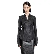 [RICK OWENS] Lido Hollywood in Megablister Lamb Leather Black