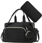 [Generic] Nappy Changing Tote Bag | Large Capacity Portable Travel Baby Diaper Bag | Nappy Diaper Bags with Adjustable Straps | Newborns Essenti-als Weekend Travel Bag for Home, Travel