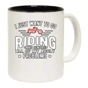 Motorbike I Just Want To Go Riding Ignore All Of My Adult Problems Mug Cup